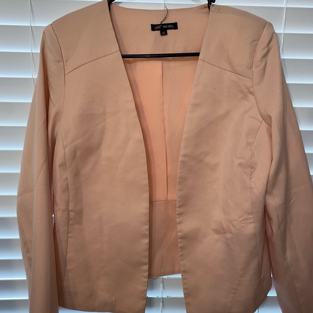 Peach blazer